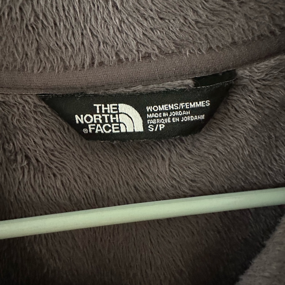 The North Face gray zip up sweater - Picture 3 of 10